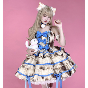 Miss Cat Sweet Lolita Dress JSK by Diamond Honey (DH118)